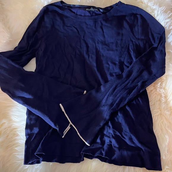 Cable and Gauge blue sweater - Picture 1 of 3